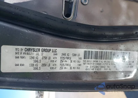 2012 Dodge Journey Se/Avp from USA, damaged, VIN 3C4PDCAB4CT390452